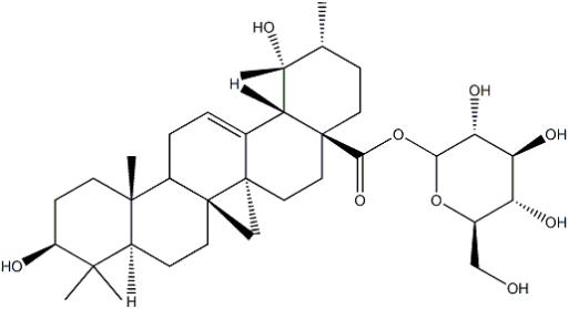 Pomolic acid 28-O-β-D-glucopyranosyl ester